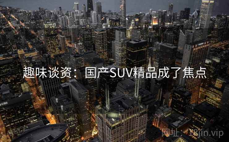 趣味谈资:国产SUV精品成了焦点